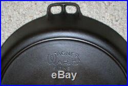 Wagner Ware Cast Iron Skillet #13 Circa 1920-1959 High Stylized Logo 1063 (htf)