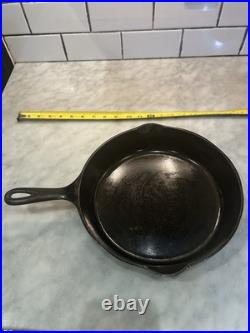 Wagner Ware Cast Iron Skillet #8 Sidney O Vintage USA 10