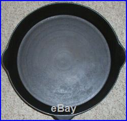 Wagner Ware Cast Iron Skillet Sidney Script #11 With Erie Ghost (htf)