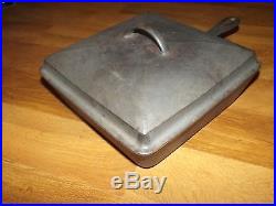 Wagner Ware Chicken Fryer / Square Skillet with Cover