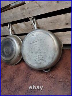 Wagner Ware Chicken Hinged Fryer with Skillet Lid Model 1402 A