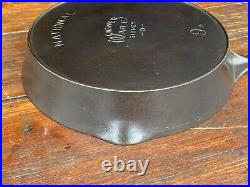 Wagner Ware National #9 Dual Logo Cast Iron Skillet