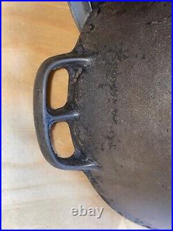 Wagner Ware O No. 4 Cast Iron Oval Roaster With Lid Dutch Oven 1920's Rare 15