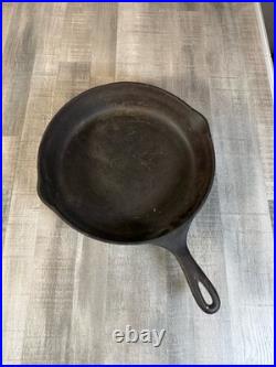 Wagner Ware Sidney 0 1060S Vintage Cast Iron Skillet Pan Double Spout