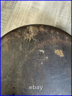 Wagner Ware Sidney 0 1060S Vintage Cast Iron Skillet Pan Double Spout