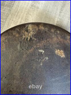 Wagner Ware Sidney 0 1060S Vintage Cast Iron Skillet Pan Double Spout