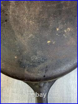 Wagner Ware Sidney 0 1060S Vintage Cast Iron Skillet Pan Double Spout