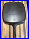 Wagner Ware Sidney -0- Cast Iron 9.5 Square Skillet #1218