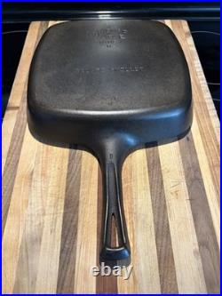 Wagner Ware Sidney -0- Cast Iron 9.5 Square Skillet #1218