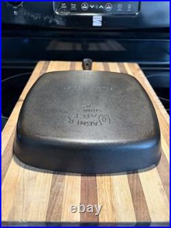 Wagner Ware Sidney -0- Cast Iron 9.5 Square Skillet #1218
