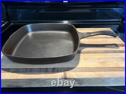Wagner Ware Sidney -0- Cast Iron 9.5 Square Skillet #1218