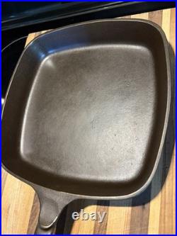 Wagner Ware Sidney -0- Cast Iron 9.5 Square Skillet #1218