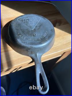 Wagner Ware Sidney #3 Cast Iron Skillet Pan Pie Logo 1053