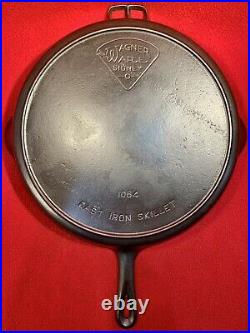 Wagner Ware Sidney Cast Iron # 14 Pie Logo Skillet