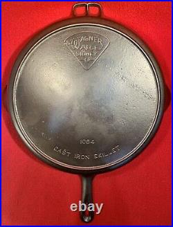 Wagner Ware Sidney Cast Iron # 14 Pie Logo Skillet