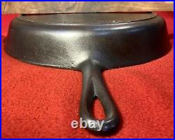 Wagner Ware Sidney Cast Iron # 14 Pie Logo Skillet