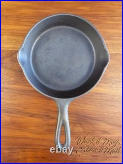 Wagner Ware Sidney O #3 Vintage Restored Cast Iron Skillet Pie Logo 1053