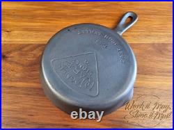Wagner Ware Sidney O #3 Vintage Restored Cast Iron Skillet Pie Logo 1053