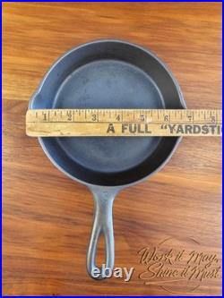 Wagner Ware Sidney O #3 Vintage Restored Cast Iron Skillet Pie Logo 1053