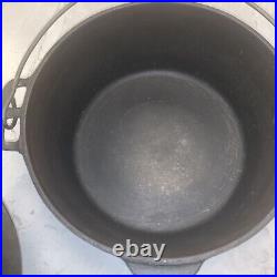 Wagner Ware Sidney O 7 Cast Iron Round Roaster Kettle