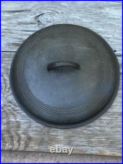 Wagner Ware Sidney O Cast Iron #11 Round Roaster Dutch Oven Lid 1271