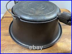 Wagner Ware Sidney -O- Cast Iron Waffle Maker with High Base 1408