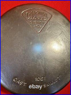 Wagner Ware Sidney PIE LOGO Cast Iron Size 11 Skillet