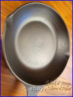 Wagner Ware Vintage Restored Cast Iron 9 inch Chef Skillet Made in USA (X)