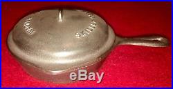 Wagner Ware cast iron Toy / Salesman Skillet and Cover
