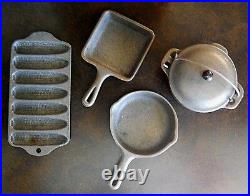 Wagner's 100th Anniversary Limited 5 Pc Mini Cast Iron Cookware Set Original Box