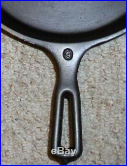 Wapak #9 Cast Iron Indian Head Skillet Circa 1903-1926