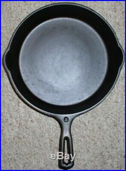 Wapak #9 Cast Iron Indian Head Skillet Circa 1903-1926