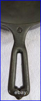 Wapak #9 Indian Chief Logo Cast Iron Skillet