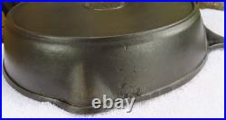 Wapak #9 Indian Chief Logo Cast Iron Skillet