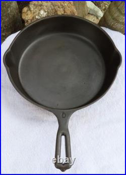 Wapak #9 Indian Chief Logo Cast Iron Skillet