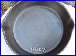 Wapak #9 Indian Chief Logo Cast Iron Skillet