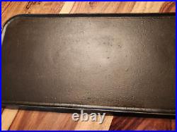 Wapak Cast Iron Long Griddle #8, 18.75 L X 8.5 W, Cleaned & Seasoned