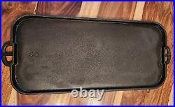 Wapak Cast Iron Long Griddle #8, 18.75 L X 8.5 W, Cleaned & Seasoned