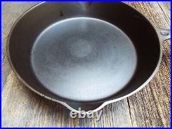 Wapak High Grade Hollow Ware #8 / 10 Indian Head Cast Iron Skillet, restored