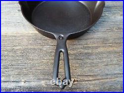 Wapak High Grade Hollow Ware #8 / 10 Indian Head Cast Iron Skillet, restored