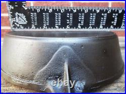 Wapak High Grade Hollow Ware #8 / 10 Indian Head Cast Iron Skillet, restored
