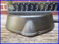 Wapak High Grade Hollow Ware #8 / 10 Indian Head Cast Iron Skillet, restored