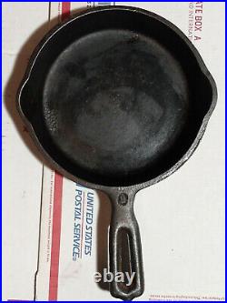 Wapak Indian Head Hollow Ware Cast Iron Skillet #3 (collector Quality)