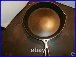Wapak, cast iron skillet Heat Ring INDIAN, double pour fully restored