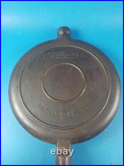 Wardway cast iron waffle maker Pat'd 9-15-25