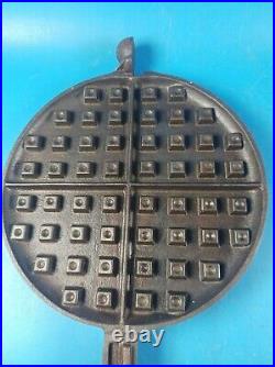 Wardway cast iron waffle maker Pat'd 9-15-25