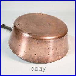 Williams Sonoma Mauviel Copper 9.5 Windsor Pot Saucepan Cast Iron Handle FRANCE
