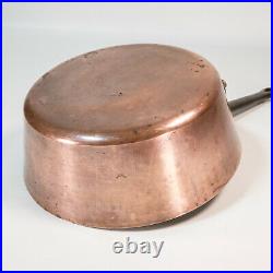 Williams Sonoma Mauviel Copper 9.5 Windsor Pot Saucepan Cast Iron Handle FRANCE