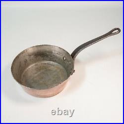 Williams Sonoma Mauviel Copper 9.5 Windsor Pot Saucepan Cast Iron Handle FRANCE