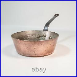 Williams Sonoma Mauviel Copper 9.5 Windsor Pot Saucepan Cast Iron Handle FRANCE